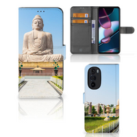 Motorola Edge 30 Pro Flip Cover Boeddha