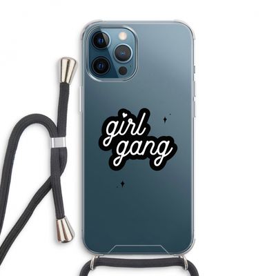 Girl Gang: iPhone 12 Pro Max Transparant Hoesje met koord