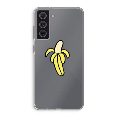 Banana: Samsung Galaxy S21 FE Transparant Hoesje