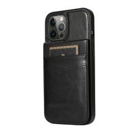 Samsung Galaxy S24 hoesje - Backcover - Pasjeshouder - Portemonnee - Kunstleer - Zwart - thumbnail