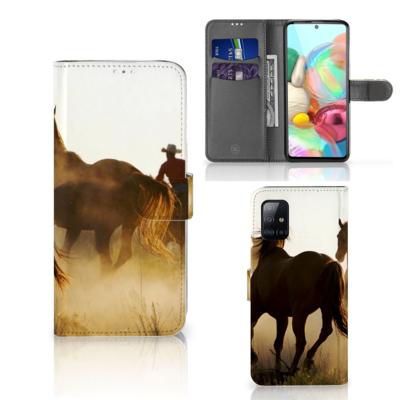 Samsung Galaxy A71 | Telefoonhoesje | Met pasjeshouder | Design Cowboy