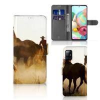 Samsung Galaxy A71 | Telefoonhoesje | Met pasjeshouder | Design Cowboy