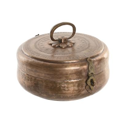 Juwelenkistje Home ESPRIT Koper Blik 25 x 25 x 10 cm