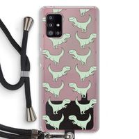 Dinos: Samsung Galaxy A51 5G Transparant Hoesje met koord