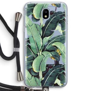 Bananenbladeren: Samsung Galaxy J5 (2017) Transparant Hoesje met koord
