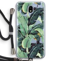 Bananenbladeren: Samsung Galaxy J5 (2017) Transparant Hoesje met koord