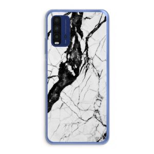 Witte marmer 2: Xiaomi Redmi 9T Transparant Hoesje