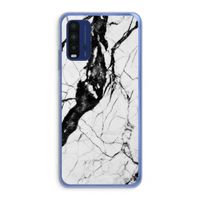 Witte marmer 2: Xiaomi Redmi 9T Transparant Hoesje Witte marmer 2: Xiaomi Redmi 9T Transparant Hoesje