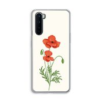 Red poppy: OnePlus Nord Transparant Hoesje