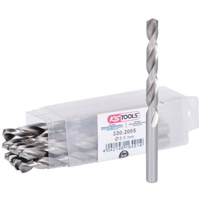 KS Tools 3302085 HSS-G Metaal-spiraalboorset 8.5 mm 10 stuk(s)