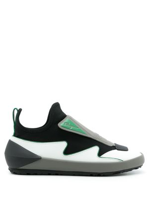 Ferragamo chaussures de skate colour block - Noir