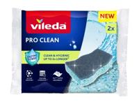 Viscose schuurspons met enzymen Vileda Pro Clean 2 stuks.