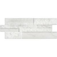 Keradom Marmi 16KAWH Wandtegel 160X400 White 8-12mm Mat