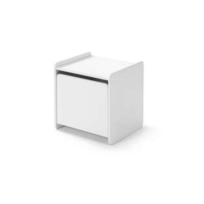 Vipack nachtkastje Kiddy - 1 deur - wit - Leen Bakker