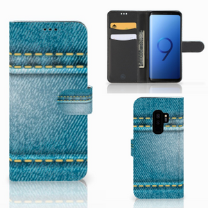 Samsung Galaxy S9 Plus Wallet Case met Pasjes Jeans