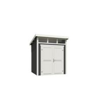 Blokhut Kibo 1 200x200 Carbon Grey-Wit - Outdoor life