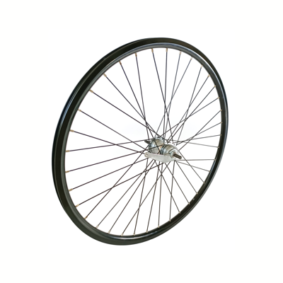 Achterwiel 28x1 5/x1 3/8 Nexus 3 remnaaf Rodi aluminium velg, zwart.