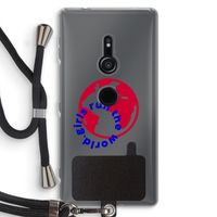 Run The World: Sony Xperia XZ2 Transparant Hoesje met koord