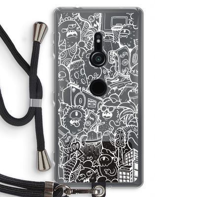 Vexx City #2: Sony Xperia XZ2 Transparant Hoesje met koord