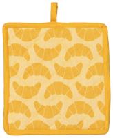HEMA Pannenlap - 21 x 21 - katoen - okergeel croissant (okergeel)