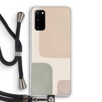 Geo #7: Samsung Galaxy S20 Transparant Hoesje met koord