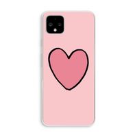 Hartje: Pixel 4 XL Transparant Hoesje