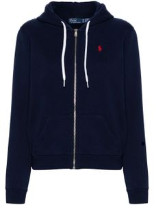 Polo Ralph Lauren hoodie à motif Polo Pony brodé - Bleu