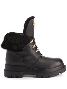 Giuseppe Zanotti bottines Phillis en cuir - Noir