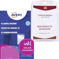 Avery-Zweckform 4834XL Insteekplaatje naamplaatje (b x h) 148 mm x 105 mm 50 stuk(s) Avery-Zweckform 4834XL Insteekplaatje naamplaatje (b x h) 148 mm x 105 mm 50 stuk(s)