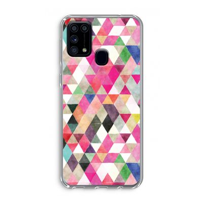 Gekleurde driehoekjes: Samsung Galaxy M31 Transparant Hoesje