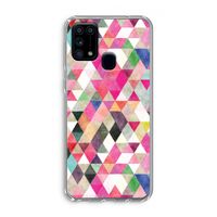 Gekleurde driehoekjes: Samsung Galaxy M31 Transparant Hoesje
