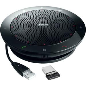 Jabra Speak 510+ UC (inkl. Link 370 Mini USB Adapter) Conferentieluidspreker Bluetooth, USB-A 2.0 Zwart