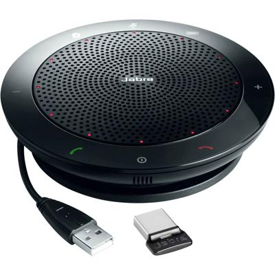 Jabra Speak 510+ UC (inkl. Link 370 Mini USB Adapter) Conferentieluidspreker Bluetooth, USB-A 2.0 Zwart