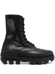 Moncler Carinne perforated ankle boots - Noir