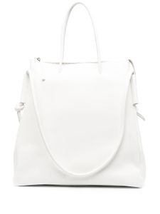 Marsèll grand sac cabas en cuir - Blanc