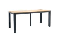 Suns Monte Vari Dining Tafel Matt Royal Grey Met Teak Top 240 x 100 cm - Suns