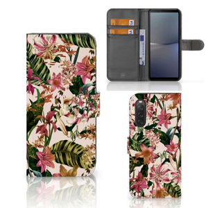 Sony Xperia 10 V Hoesje Flowers