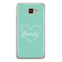 Friends heart pastel: Samsung Galaxy A5 (2016) Transparant Hoesje