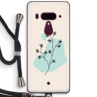 Love your petals: HTC U12+ Transparant Hoesje met koord