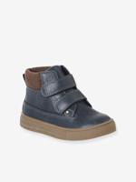 Synthetische boots voor jongens met klittenband uit de kleutercollectie marineblauw
