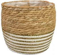 TS bloempot Dorien 25x21cm goud naturel