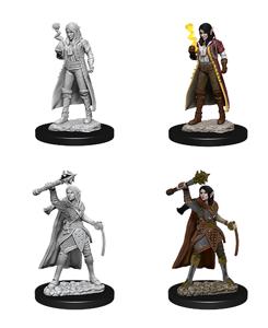 Diverse Dungeons and Dragons: Nolzur's Marvelous Miniatures - Elf Female Cleric tabletop spel 2 stuks