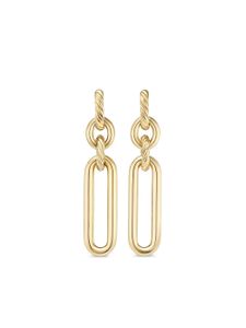 David Yurman boucles d'oreilles pendantes en or 18ct