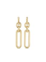 David Yurman boucles d'oreilles pendantes en or 18ct - thumbnail