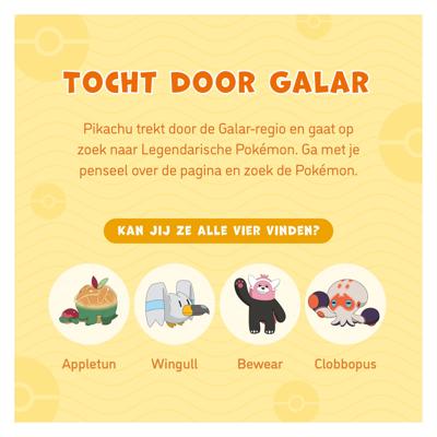 Deltas Pokémon schilderen met water deel 2 (geel)