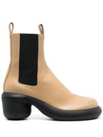 Jil Sander bottines chelsea à design bicolore - Tons neutres - thumbnail