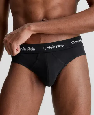 Calvin Klein 3-Pack Heren heup slips - Hip Brief - Zwart - Elastisch katoen