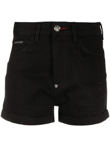 Philipp Plein short à ornements en cristal - Noir