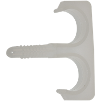 Pgb-Europe smart | nylon plugclip dubbel 16-19 wit | 50 st sm0pcdn001600193