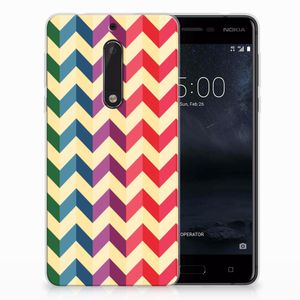 Nokia 5 TPU bumper Zigzag Multi Color